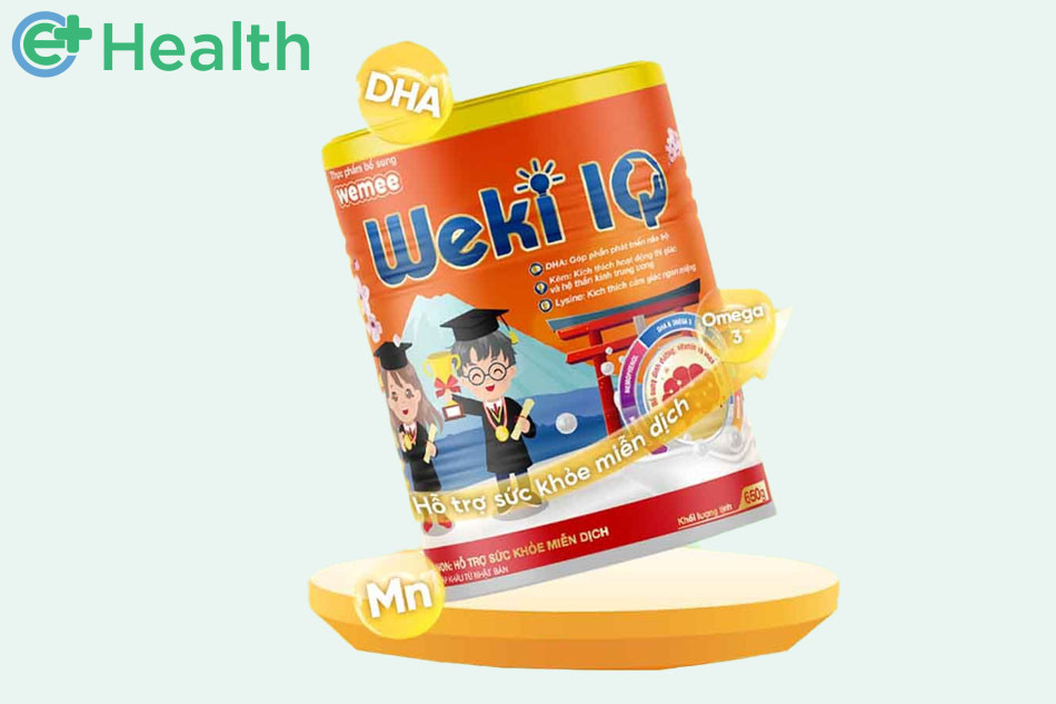 Sữa Weki IQ tốt cho sự phát triển trí não của trẻ